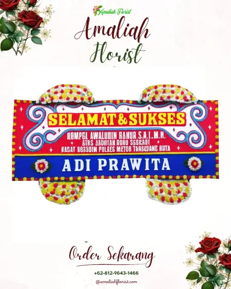 Papan Bunga Ucapan Selamat Sumowono